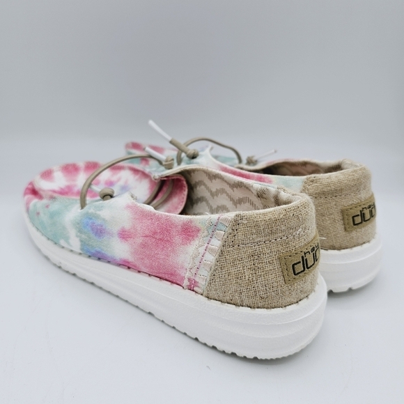 Hey Dude Wendy Boho Mandala Tie Dye Youth Shoes - Picture 10 of 12